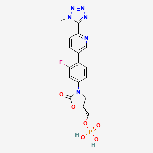 Tedizolid phosphate impurity structure, CAS 856867-56-6