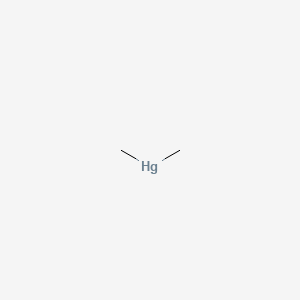 DIMETHYLMERCURY structure, CAS 209-805-3