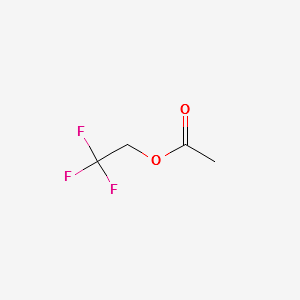 2,2,2-TRIFLUOROETHYL ACETATE structure, CAS 406-95-1