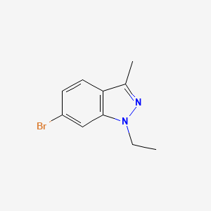 1H-Indazole,6-broMo-1-ethyl-3-Methyl- structure, CAS 1214900-39-6