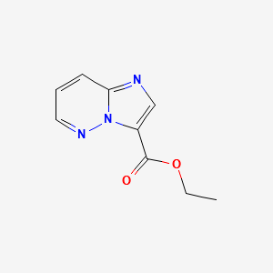 ：	Ethyl iMidazo[1,2-b]pyridazine-3-carboxylic ester structure, CAS 1420623-75-1