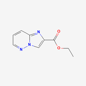 ethyl iMidazo[1,2-b]pyridazine-2-carboxylate structure, CAS 123531-27-1