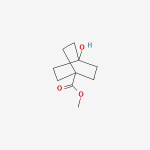 Methyl 4-hydroxybicyclo[2.2.2]octane-1-carboxylate structure, CAS 23062-53-5