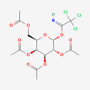 .alpha.-D-Galactopyranose, 2,3,4,6-tetraacetate 1-(2,2,2-trichloroethanimidate) structure, CAS 86520-63-0