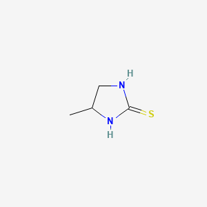 4-METHYLIMIDAZOLIDINE-2-THIONE structure, CAS 2122-19-2