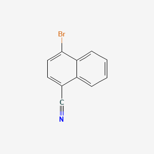 4-Bromonaphthalene-1-carbonitrile structure, CAS 92616-49-4