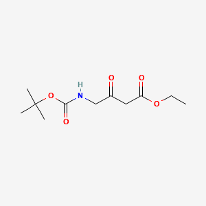 TERT-BUTYL 3-(ETHOXYCARBONYL)-2-OXOPROPYLCARBAMATE structure, CAS 67706-68-7
