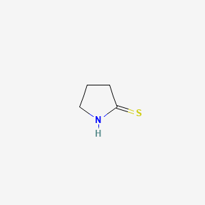PYRROLIDINE-2-THIONE structure, CAS 2295-35-4