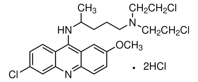 QUINACRINE MUSTARD DIHYDROCHLORIDE structure, CAS 4213-45-0