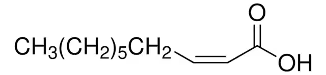 cis-2-decenoic acid;CDA structure, CAS 15790-91-7