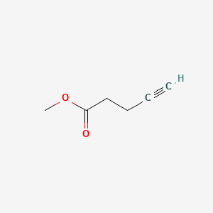 4-Pentynoic acid, methyl ester structure, CAS 21565-82-2