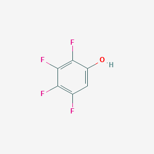 Phenol, 2,3,4,5-tetrafluoro- structure, CAS 3467-85-4