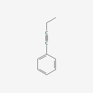 1-Phenyl-1-butyne structure, CAS 622-76-4