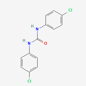 1,3-bis(4-chlorophenyl)urea structure, CAS 1219-99-4