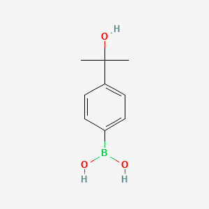 (4-(2-Hydroxypropan-2-yl)phenyl)boronic acid structure, CAS 886593-45-9