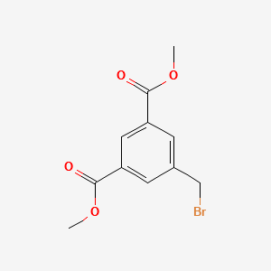 5-bromomethylisophthalic acid dimethyl ester structure, CAS 42268-88-2