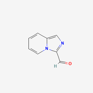 imidazo[1,5-a]pyridine-3-carbaldehyde structure, CAS 56671-66-0