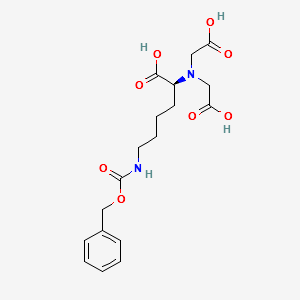 N6-Carbobenzyloxy-N2,N2-bis(carboxymethyl)-L-lysine structure, CAS 113231-04-2