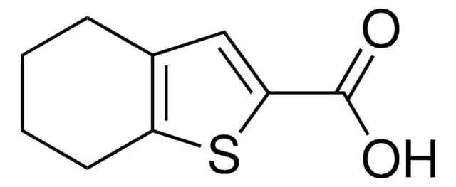 4,5,6,7-tetrahydro-1-benzothiophene-3-carboxylic acid structure, CAS 19156-54-8