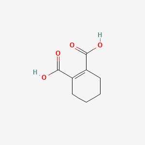 cyclohex-1-ene-1,2-dicarboxylic acid structure, CAS 635-08-5