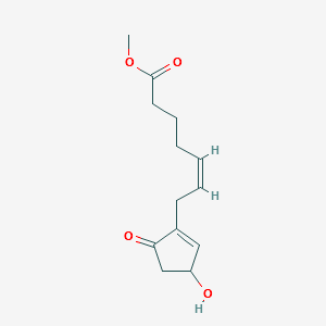 5-Heptenoic acid, 7-(3-hydroxy-5-oxo-1-cyclopenten-1-yl)-, Methyl ester, (5Z)- structure, CAS 54594-85-3