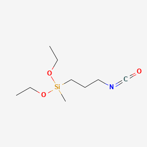 3-(Diethoxysilyl)propyl isocyanate structure, CAS 33491-28-0