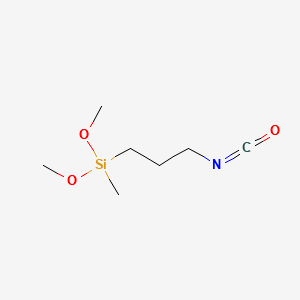 Silane,(3-isocyanatopropyl)dimethoxymethyl structure, CAS 26115-72-0