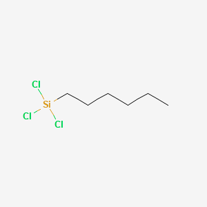 HEXYLTRICHLOROSILANE structure, CAS 928-65-4