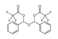 Iodine, M-oxodiphenylbis(trifluoroacetato-O)di- structure, CAS 91879-79-7