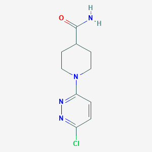 1-(6-CHLOROPYRIDAZIN-3-YL)PIPERIDINE-4-CARBOXAMIDE structure, CAS 303149-97-5