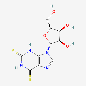Xanthosine, 2,6-dithio- (9CI) structure, CAS 56496-81-2