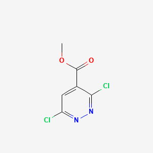 Methyl 3,6-dichloropyridazine-4-carboxylate structure, CAS 286946-24-5