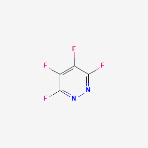 TETRAFLUOROPYRIDAZINE structure, CAS 7627-80-7