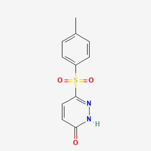 6-p-tolylsulfonyl-3-Pyridazinol structure, CAS 99985-09-8