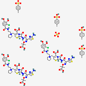 Cefiderocol (sulfate tosylate 3:1:4) structure, CAS 2009350-94-9