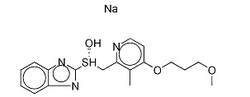 Dexrabeprazole sodium structure, CAS 171440-18-9