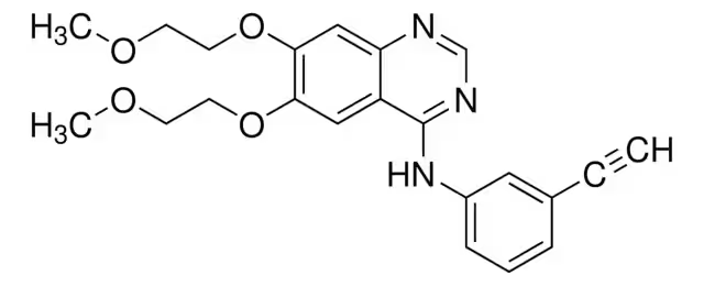 Erlotinib structure, CAS 1384975-87-4