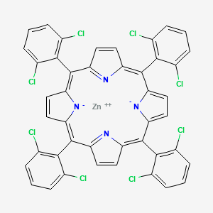 meso-Tetra(2,6-dichlorophenyl)porphyrin-Zn(II) structure, CAS 100506-72-7