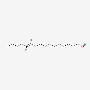 E-11-Hexadecen-1-ol structure, CAS 61301-56-2