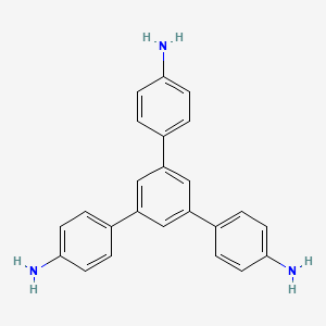 5'-(4-Aminophenyl)-[1,1':3',1''-terphenyl]-4,4''-diamine structure, CAS 118727-34-7