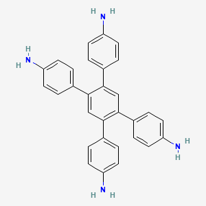 4',5'-bis(4-aminophenyl)-[1,1':2',1''-terphenyl]-4,4''-diamine structure, CAS 2458125-05-6