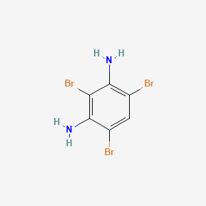 2,4,6-Tribromobenzene-1,3-diamine structure, CAS 62477-06-9