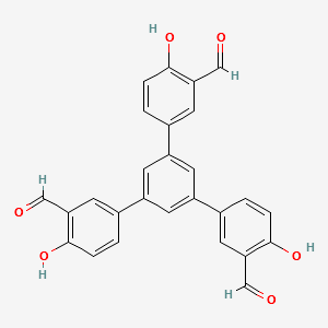 1,3,5-tris(4’-hydroxy-5’-formylphenyl)benzene structure, CAS 1222784-84-0