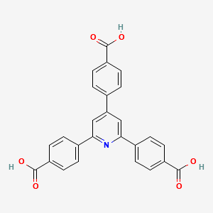 2,4,6-Tris-(p-carboxyphenyl)pyrdin structure, CAS 107063-53-6