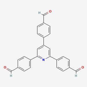 4,4',4''-(pyridine-2,4,6-triyl)tribenzaldehyde structure, CAS 2230887-26-8