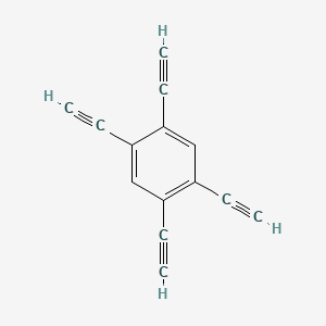 1,2,4,5-Tetraethynylbenzene structure, CAS 70603-31-5