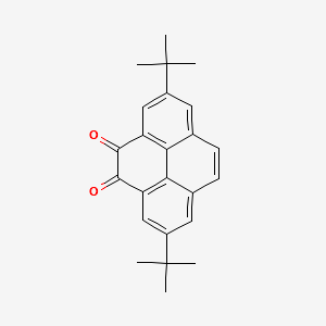 2,7-di-tert-butyl-4,5-pyrenediketone structure, CAS 704860-92-4