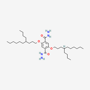 2,5-bis((4-butyldecyl)oxy)terephthalohydrazide structure, CAS 2413366-64-8
