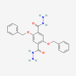 2,5-bis(benzyloxy)terephthalohydrazide structure, CAS 2413017-02-2
