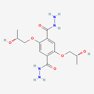 2,5-bis((R)-2-hydroxypropoxy)terephthalohydrazide structure, CAS 2260914-35-8